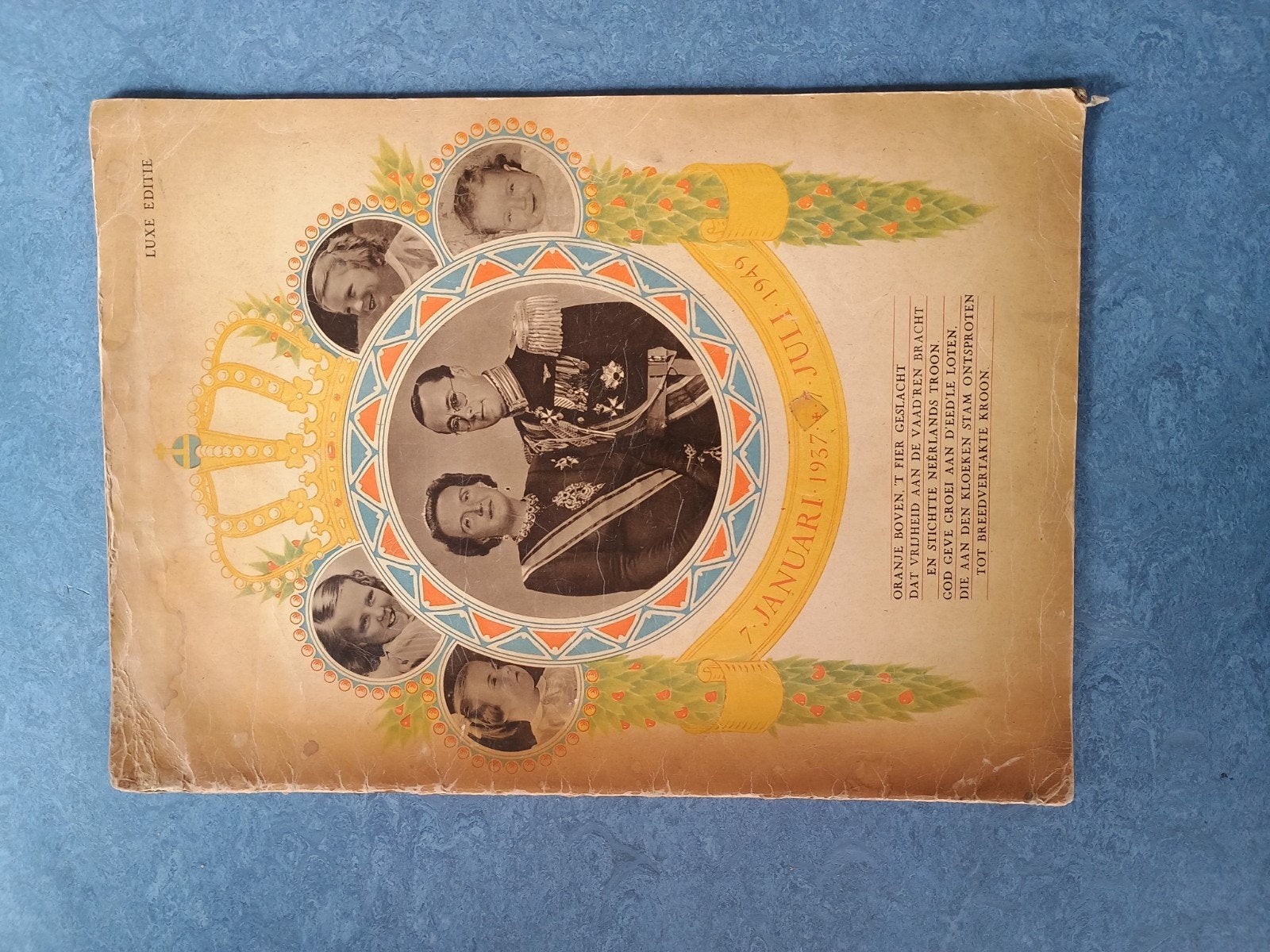 Luxe Editie: Koperen Huwelijk Juliana en Bernhard (1937), Ophalen of Verzenden, Gelezen, Overige typen