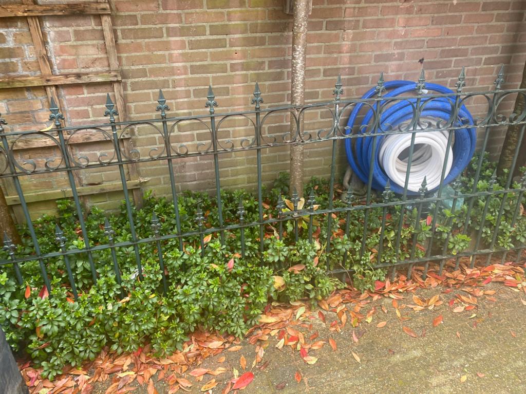 4 meter hekwerk., Tuin en Terras, Tuinhekken en Hekwerk, Ophalen, IJzer