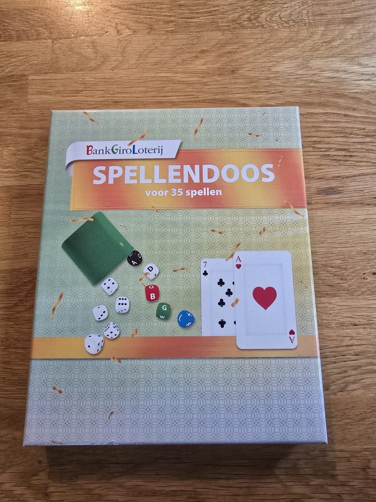 BankGiro Loterij Spellendoos voor 35 spellen, Een of twee spelers, Ophalen of Verzenden, Zo goed als nieuw, BankGiro Loterij