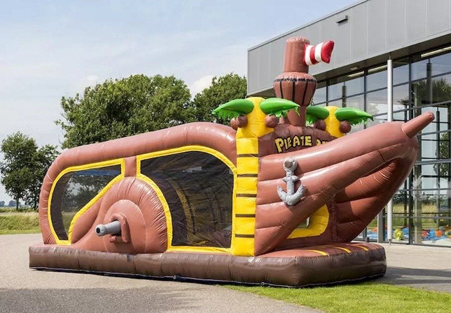Springkussen / Stormbaan Piraat te huur, Ophalen, Nieuw