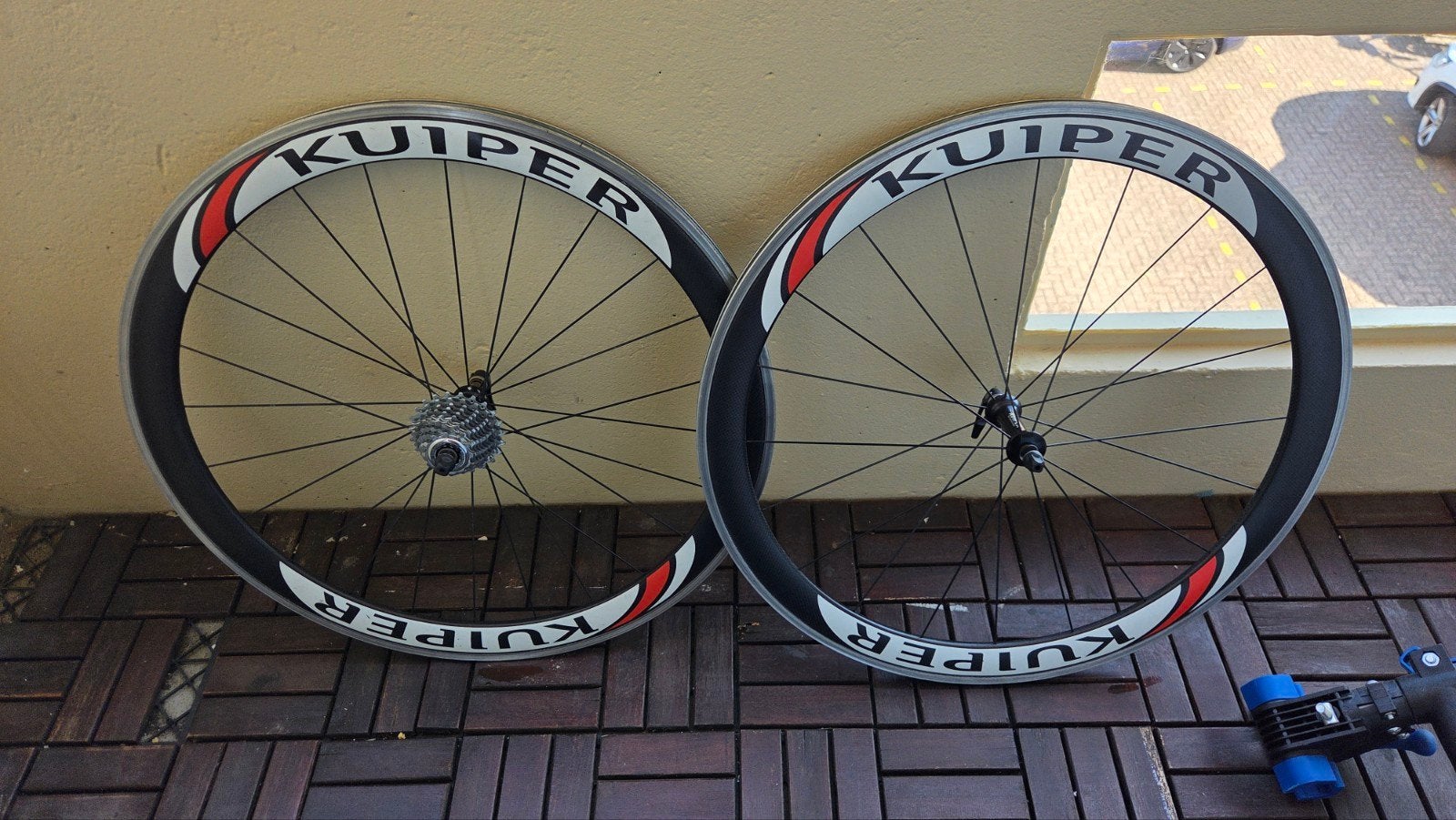 Kuipers Carbon Wielset - Campagnolo 10 speed, Fietsen en Brommers, Fietsonderdelen, Kuipers, Gebruikt, Racefiets, Carbon