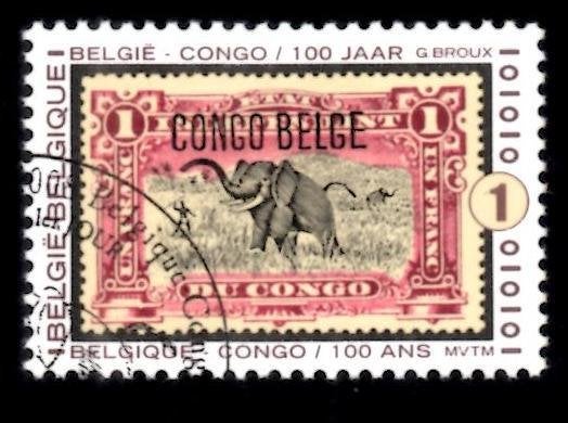 België OBP-nr 3848, Postzegels en Munten, Ophalen of Verzenden, Gestempeld