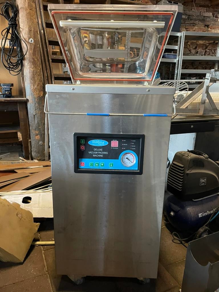 Maxima vacumeer machine, Ophalen