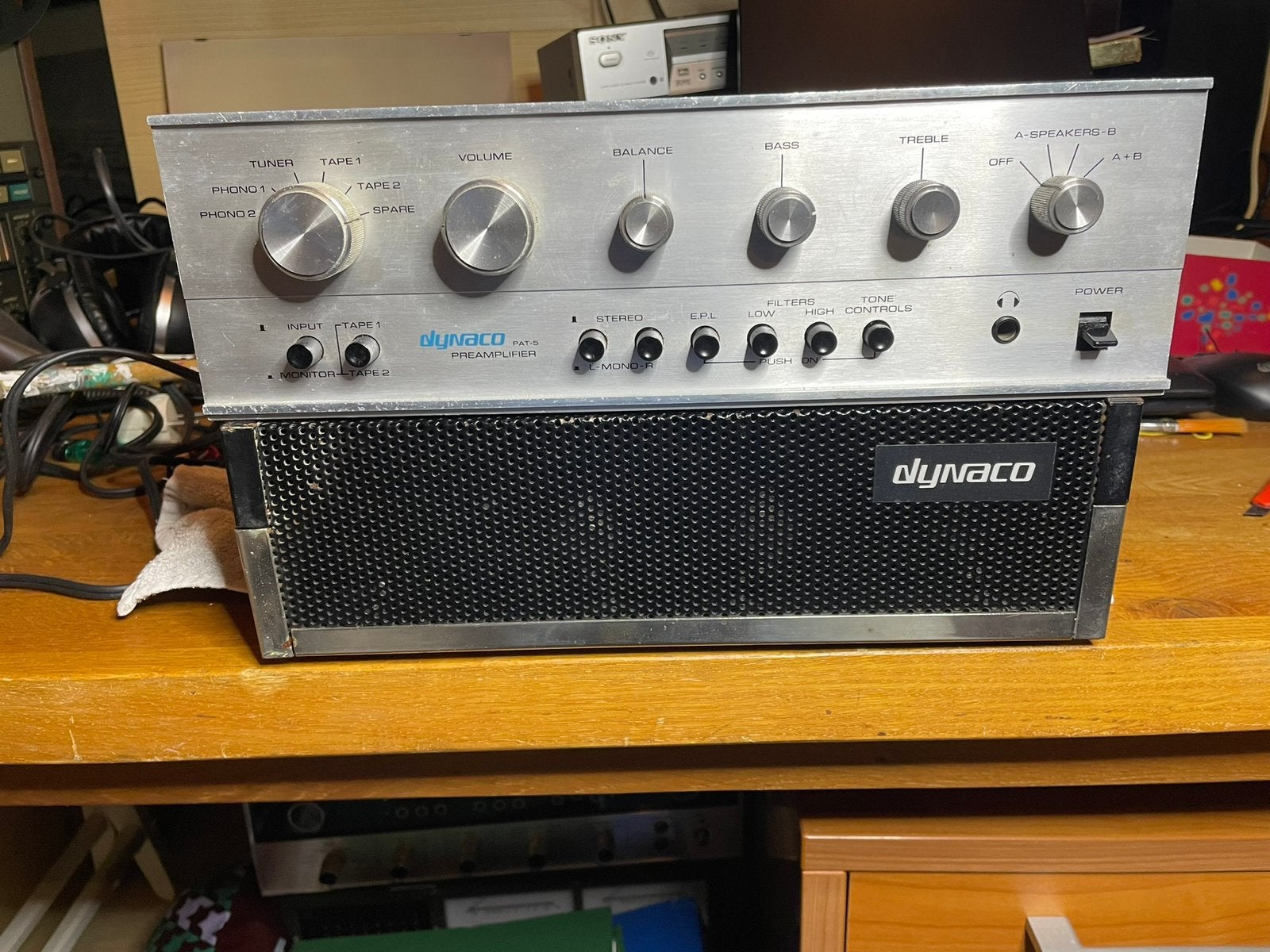 Dynaco voor / eind versterker, Gebruikt, 60 tot 120 watt, Stereo, Ophalen