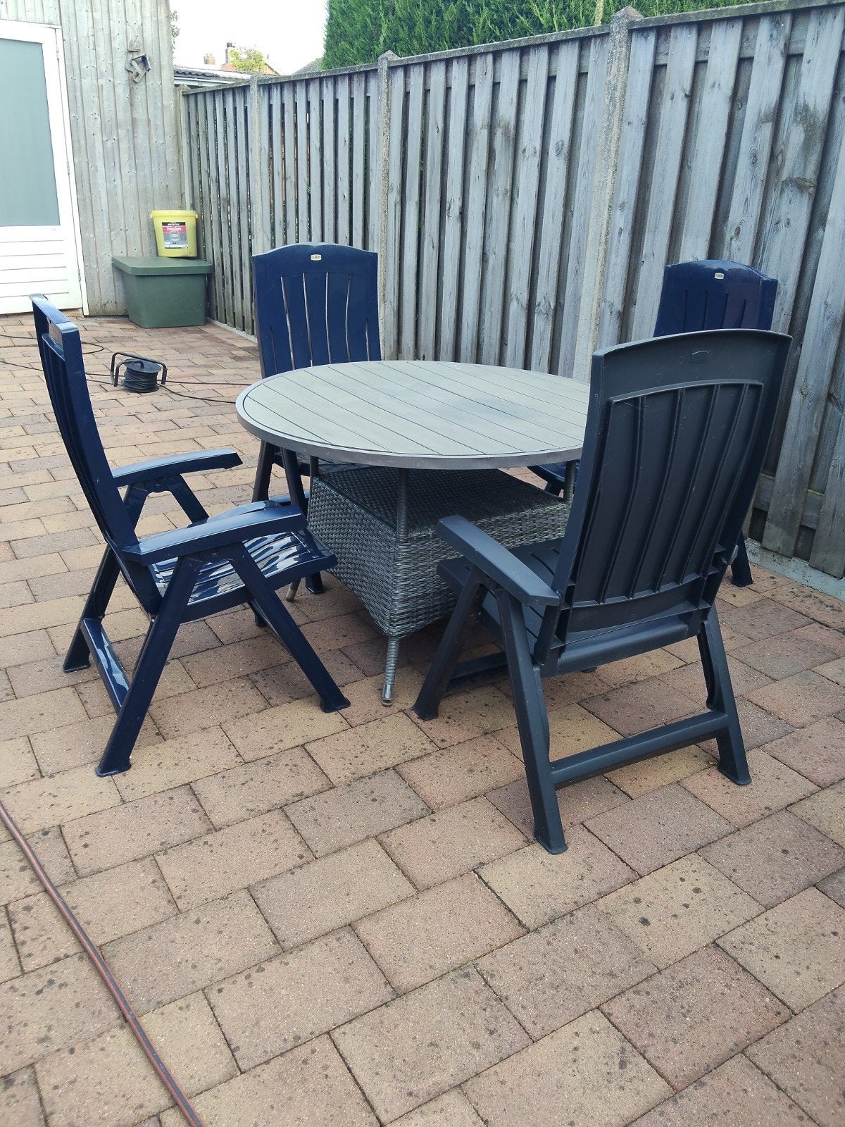 Jardin tuinset met 4 stoelen en ronde tafel, Ophalen of Verzenden