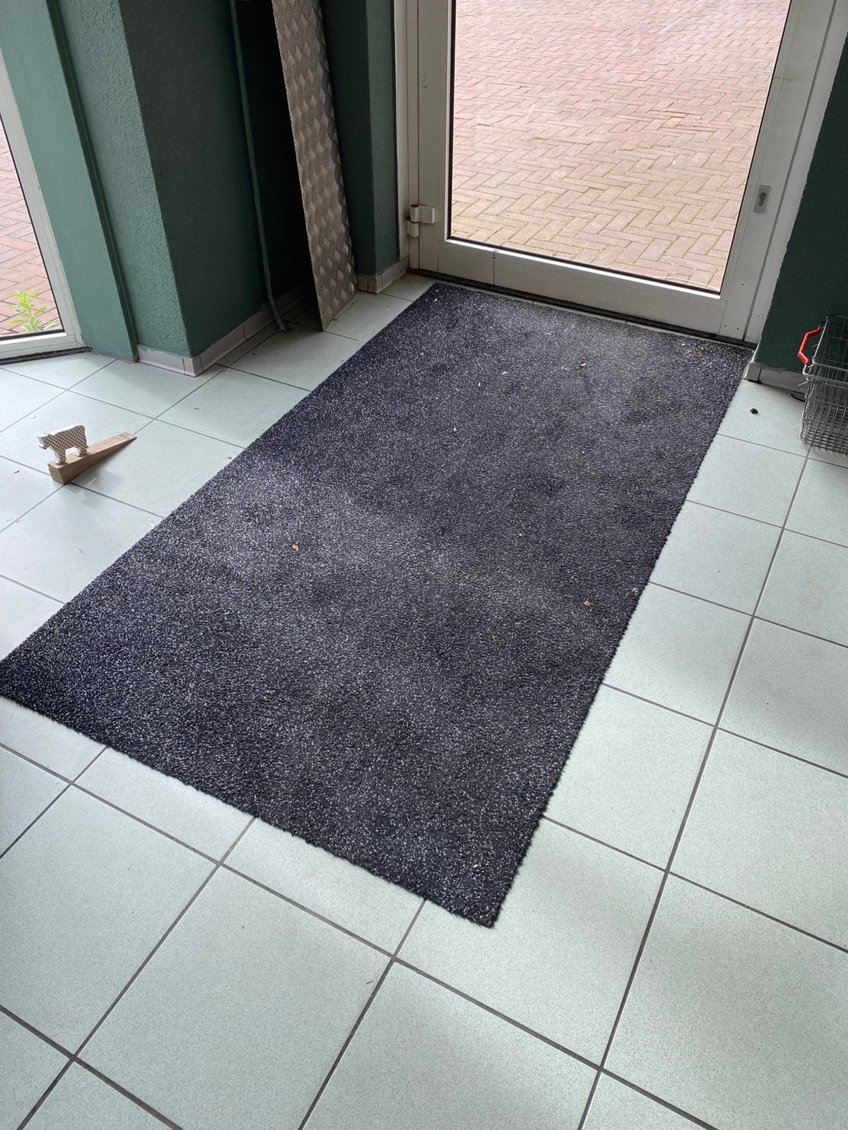 Schoonloopmat, droogloopmat, Ophalen