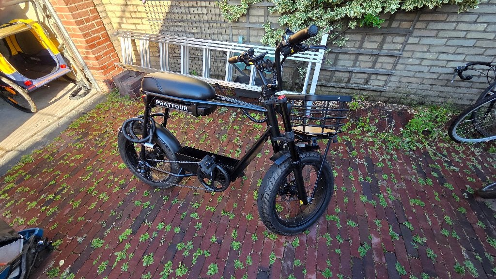 Phatfour FLB+2 Fatbike 2021 met 630Wh accu en ART4 slot, Zo goed als nieuw, Minder dan 47 cm, 50 km per accu of meer, Ophalen