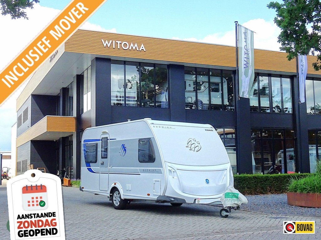 Knaus Sudwind 450 FU Mooi complete caravan, Caravans en Kamperen, Rondzit, Bedrijf, Overige typen, Luifel
