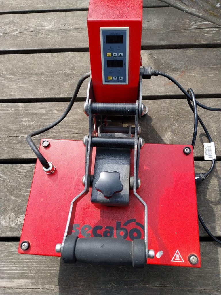 Secabo transferpers/hittepers A4-formaat, Gebruikt, Machine, Overige merken, Metaal