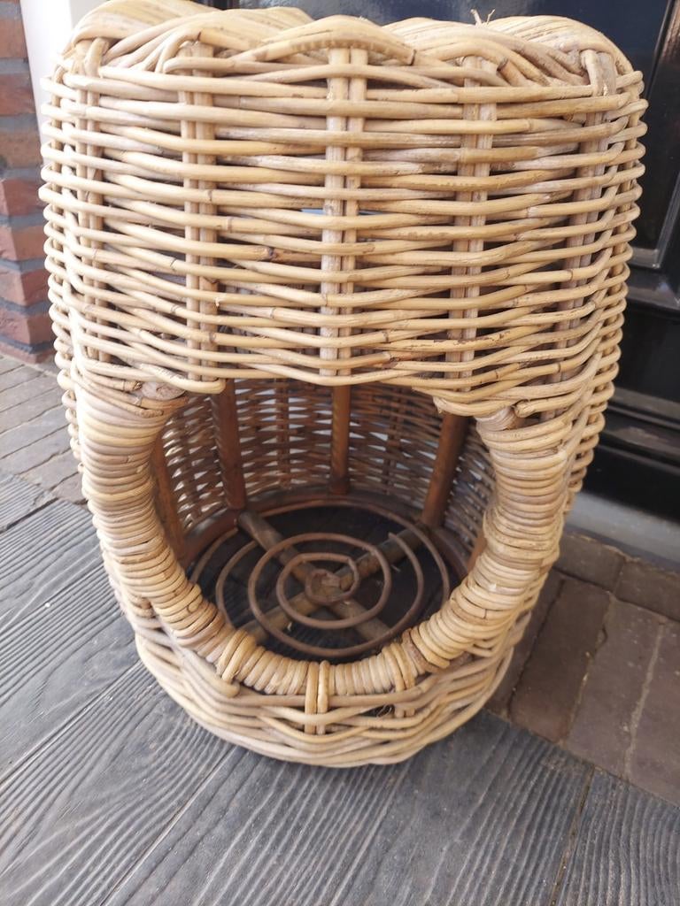 Rotan kattenmand rieten poezenmand, Ophalen of Verzenden, Zo goed als nieuw, Riet
