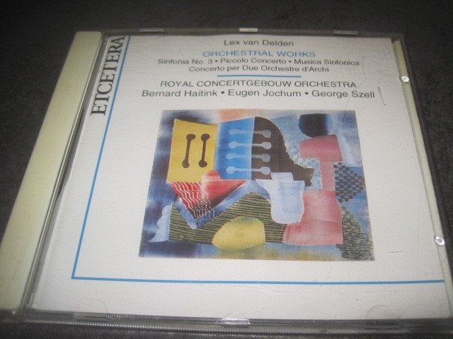 Lex van Delden Orchestral Works Haitink ea op Etcetera, Ophalen of Verzenden, Classicisme, Zo goed als nieuw, Kamermuziek