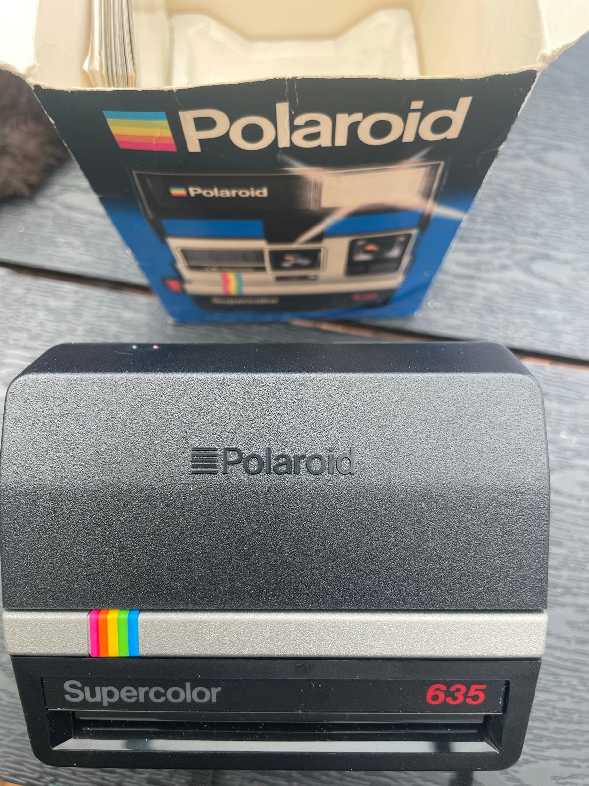 Polaroid Supercolor 635 Instant Camera met originele doos, Ophalen of Verzenden, Gebruikt, Polaroid