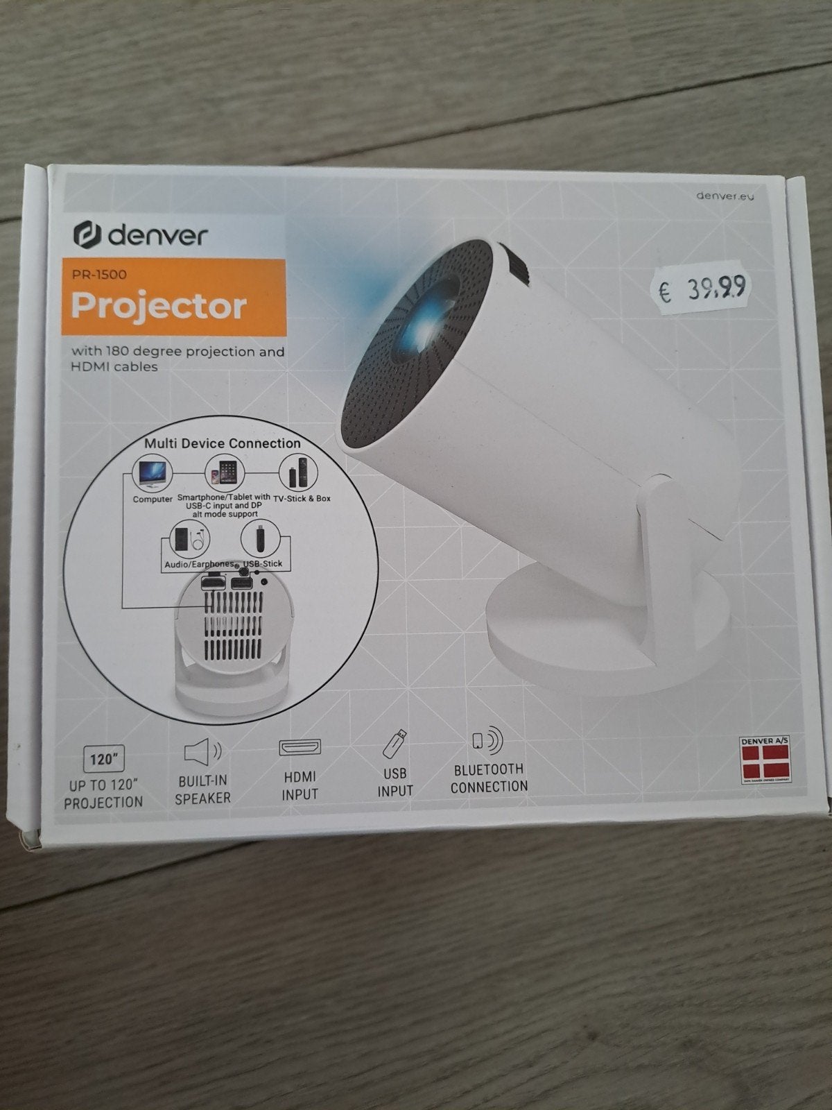 Denver projector, Ophalen of Verzenden