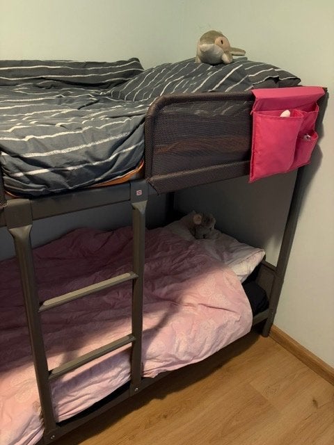 Stapelbed, Ophalen, Gebruikt, 90 cm, Tweepersoons