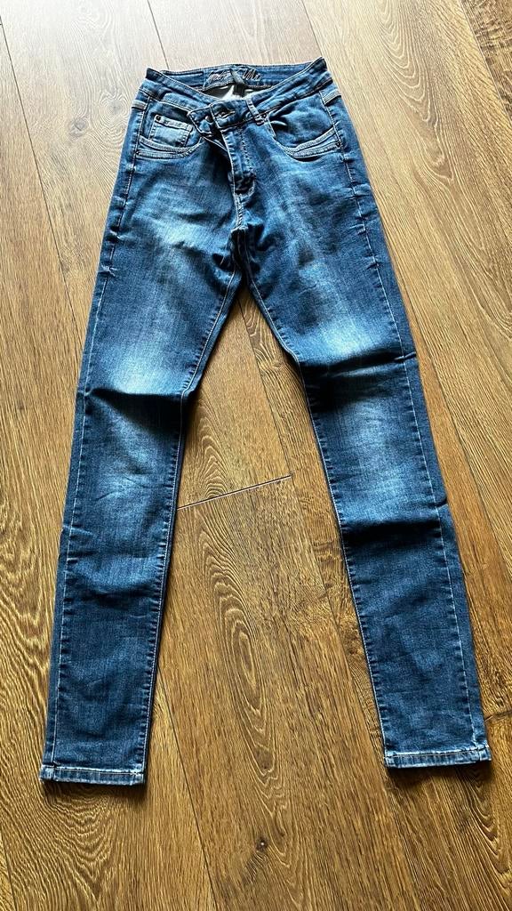 Skinny jeans van Para Mi 36/32, Ophalen of Verzenden, Zo goed als nieuw, Blauw, W30 - W32 (confectie 38/40)