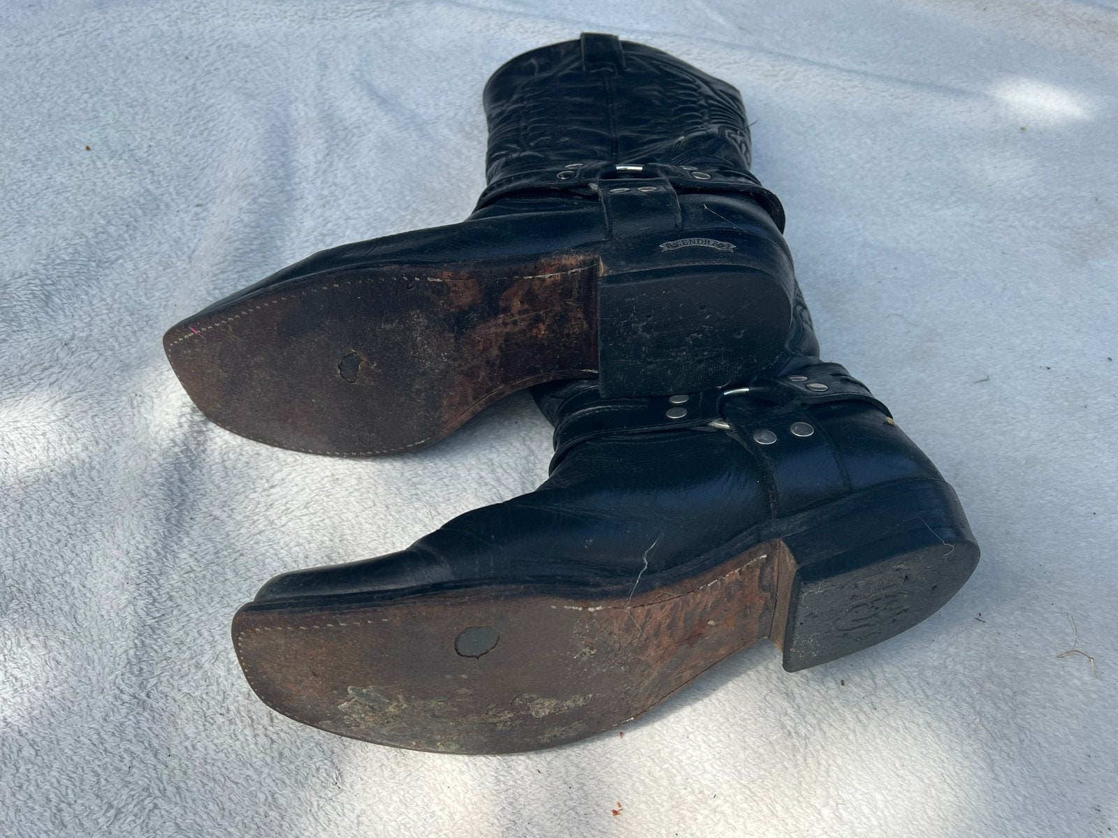 Sendra Boots Zwarte Leren Cowboylaarzen - Maat 46, Kleding | Dames, Schoenen, Ophalen of Verzenden, Gedragen, Zwart, Lage of Enkellaarzen