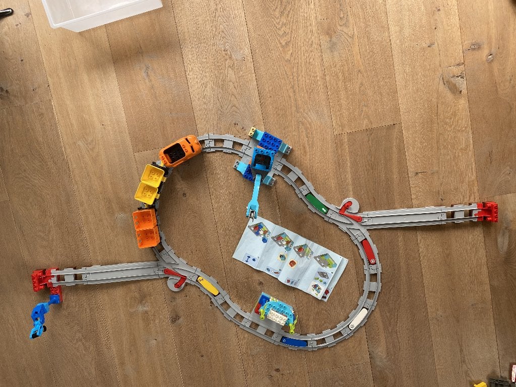 Lego Duplo Stoomtrein, Kinderen en Baby's, Speelgoed | Duplo en Lego, Gebruikt, Overige thema's, Ophalen of Verzenden, Duplo