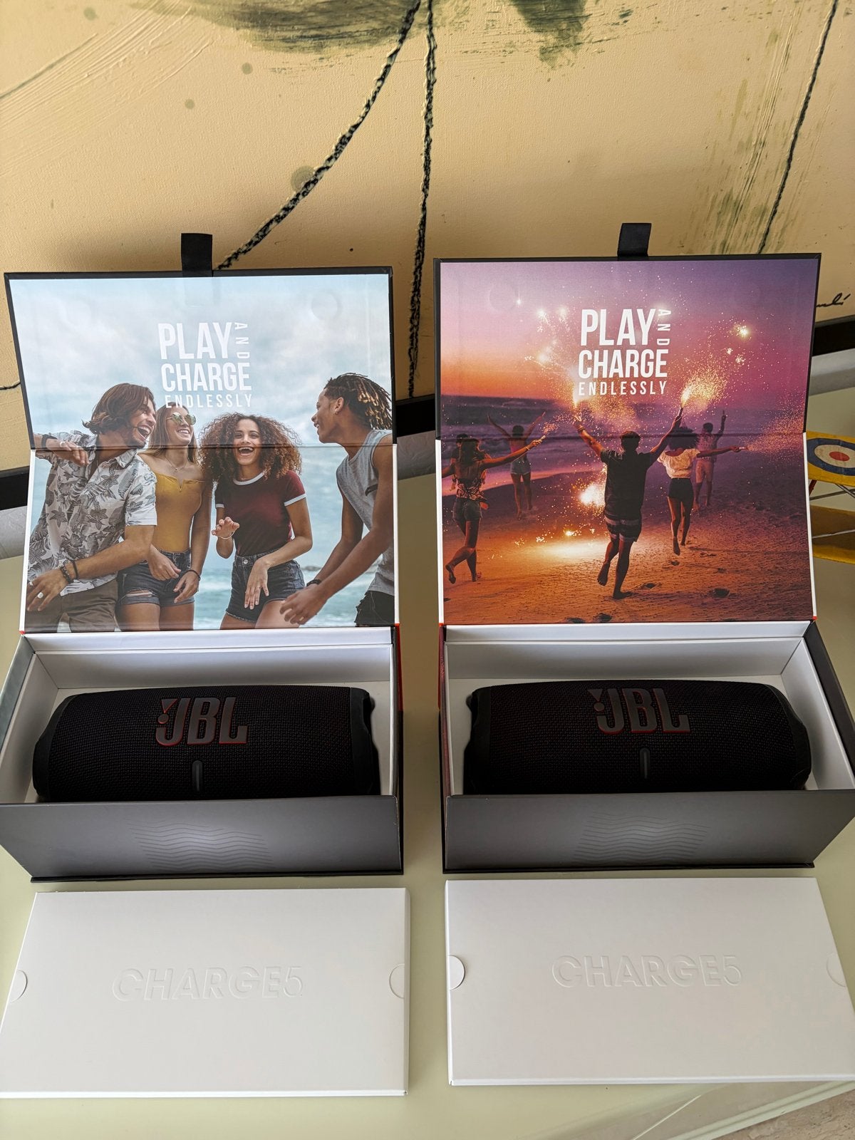 JBL Charge 5 Draagbare Bluetooth Speaker (2 stuks), JBL, Ophalen of Verzenden, Zo goed als nieuw, Draagbare speaker
