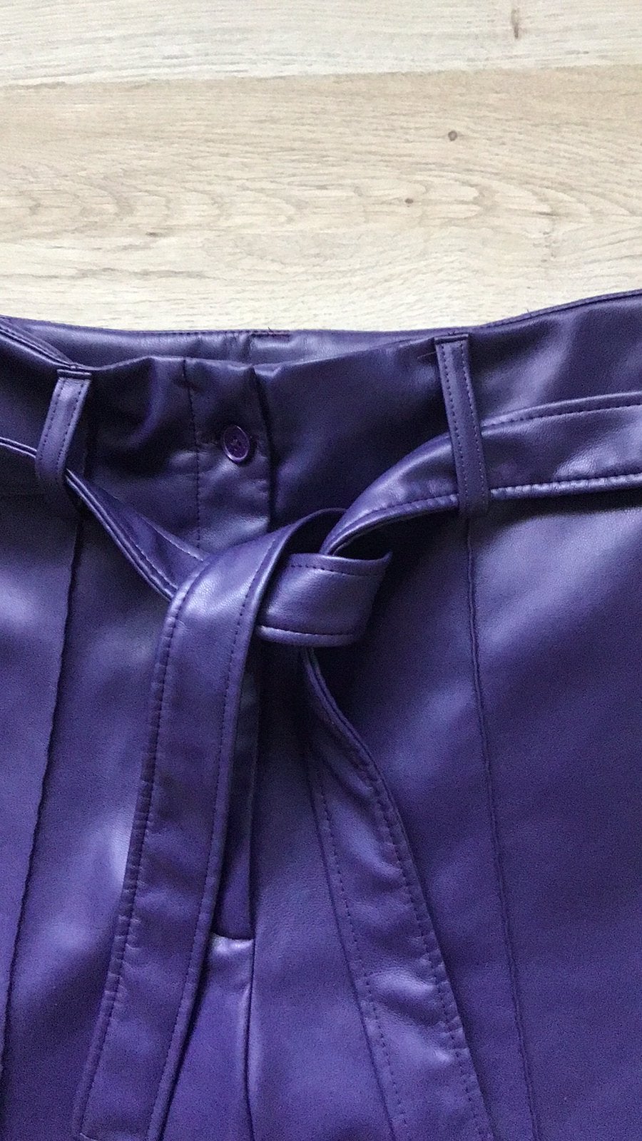 Studio Anneloes broek pu leather maat L, Verzenden, Zo goed als nieuw