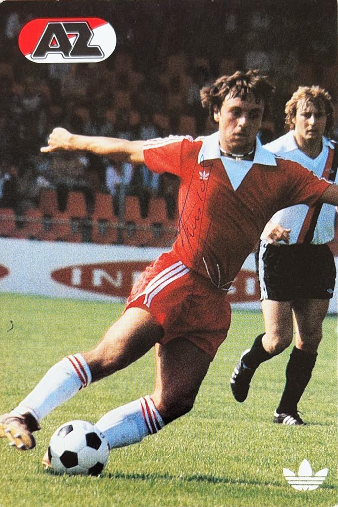 Adidas Spelerskaart Kees Tol - AZ ‘67 Alkmaar - 1979/1980, Ophalen of Verzenden, Zo goed als nieuw, AZ, Spelerskaart