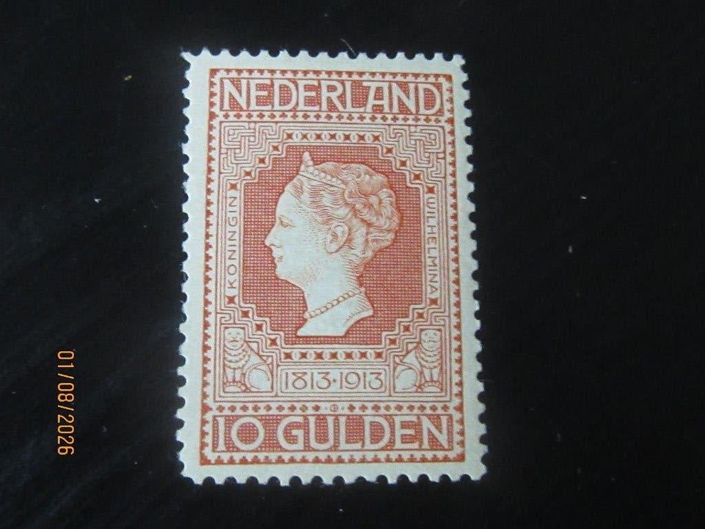 Nico Nederland 101 Postfris zonder plakker 1913, Ophalen of Verzenden, T/m 1940, Postfris