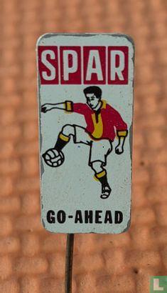 Voetbalspeldje - Spar Go-Ahead, Verzamelen, Ophalen of Verzenden, Gebruikt, Sport, Speldje of Pin