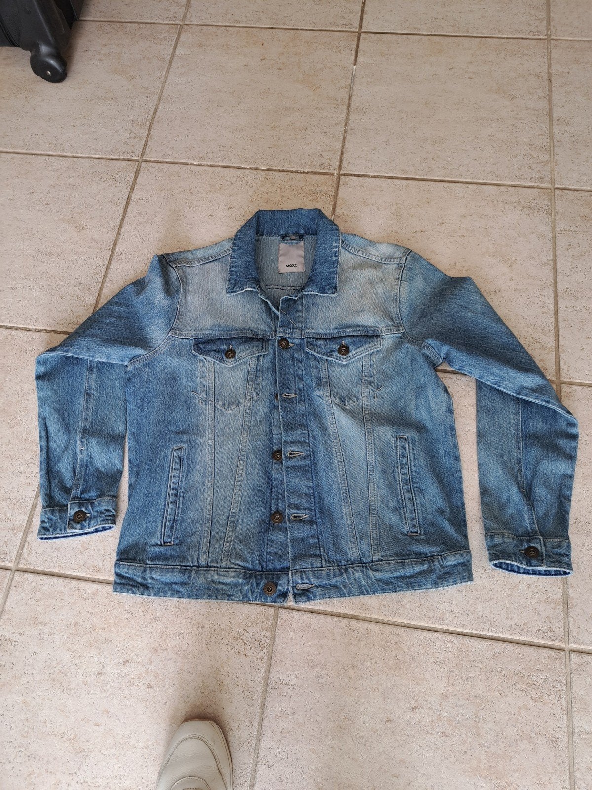 Nieuwe spijker jack merk Mexx mt L, Ophalen of Verzenden, Nieuw, Blauw