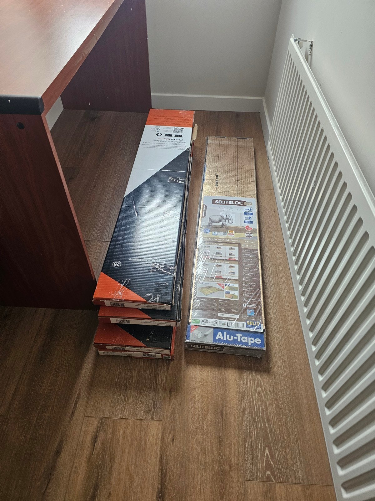Flexxfloors Klik PVC Vilnius met SelitBloc ondervloer, Ophalen, Kunststof, 50 tot 150 cm, Overige typen