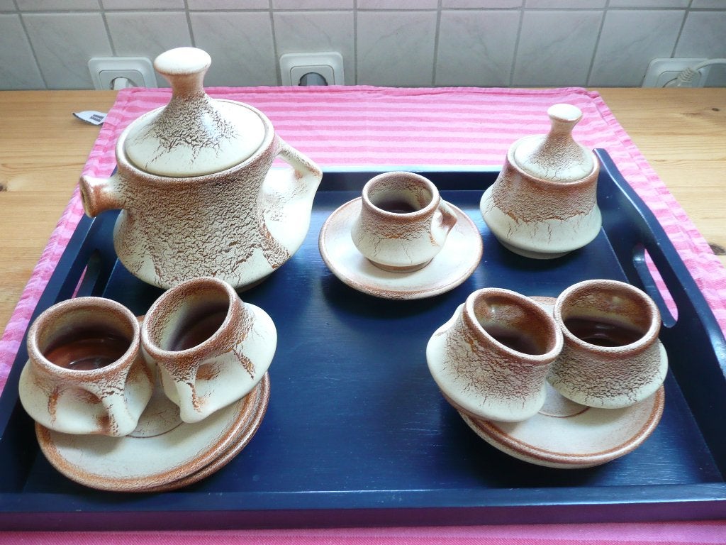 Theeservies, Huis en Inrichting, Keuken | Servies, Ophalen, Keramiek, Nieuw, Overige stijlen