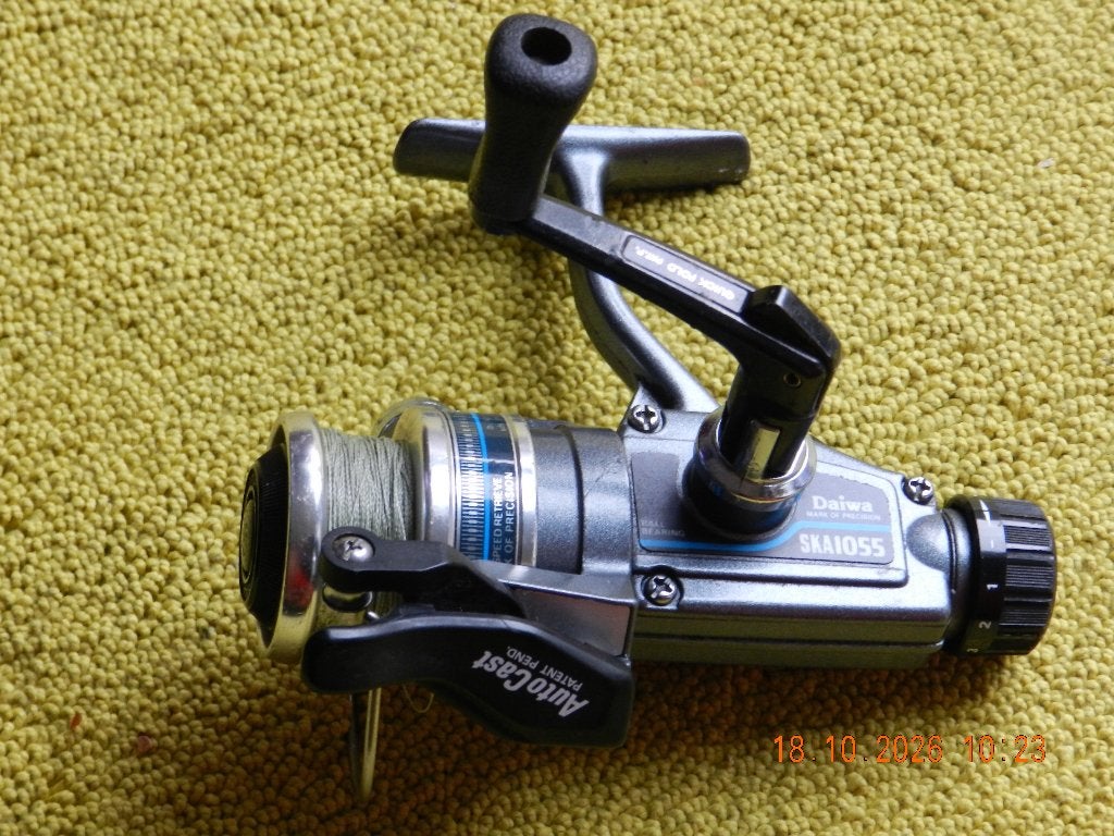 Daiwa SKA 1055  roofvis molen, Ophalen of Verzenden, Zo goed als nieuw, Molen