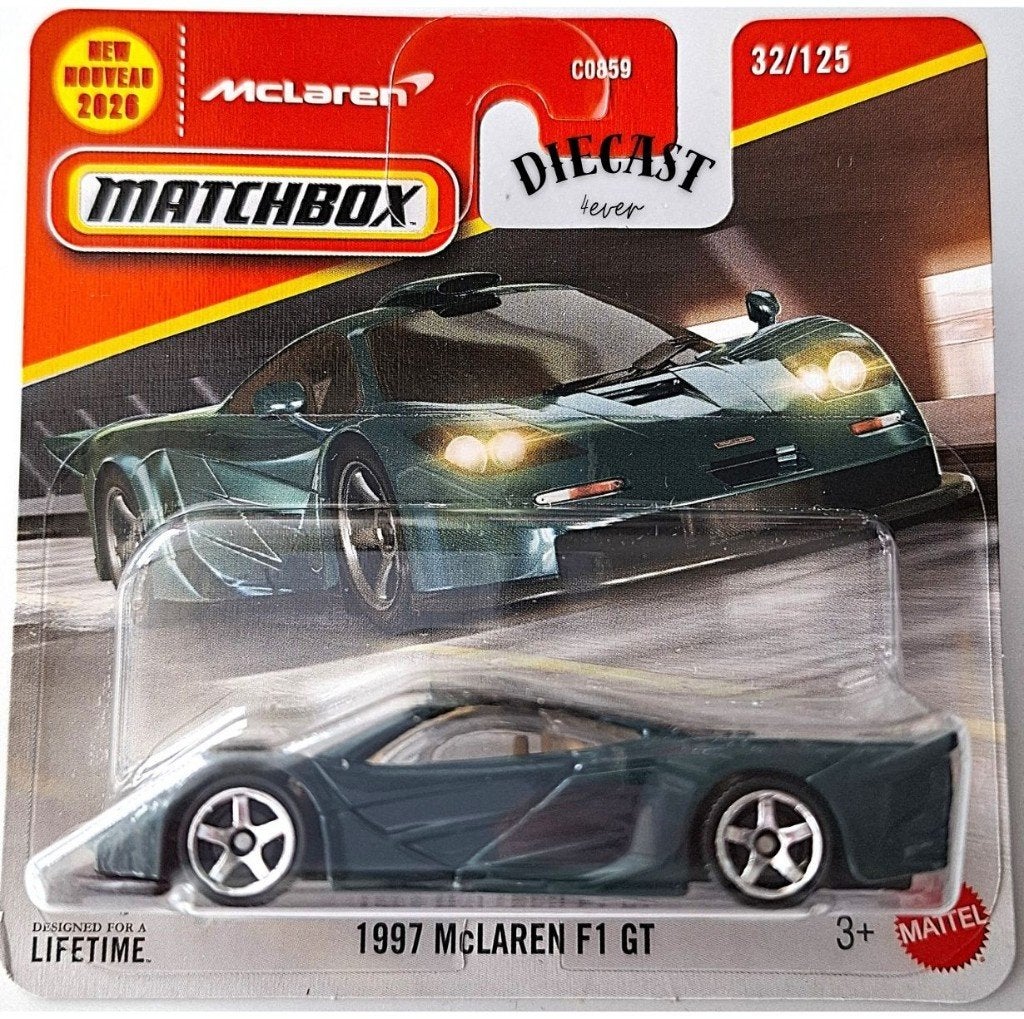 Matchbox 1997 McLaren F1 GT, Ophalen, Nieuw, Auto