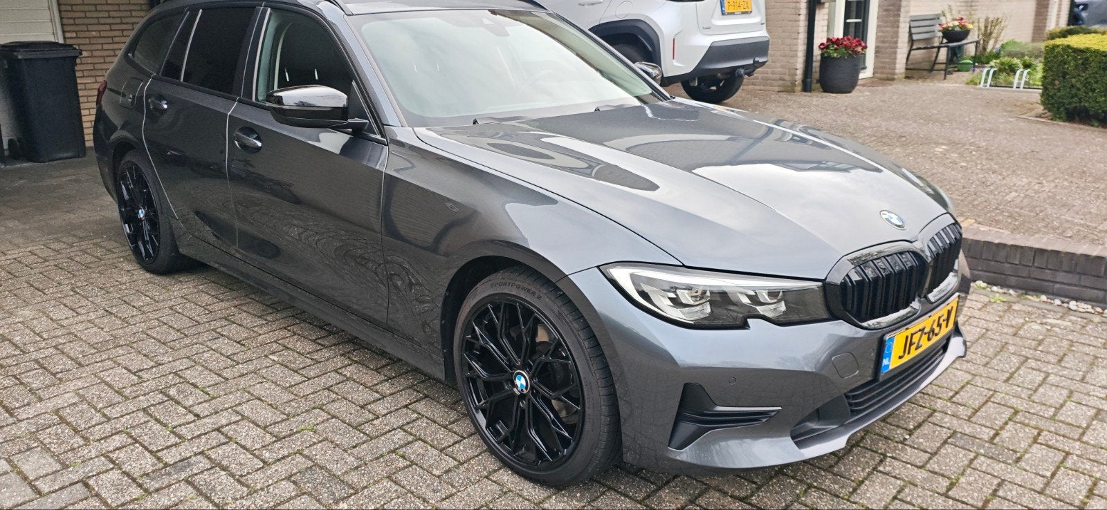 BMW 3-Serie 318d High Executive, Auto's, BMW, Achterwielaandrijving, 4 cilinders, Leder en Stof, Stationwagon
