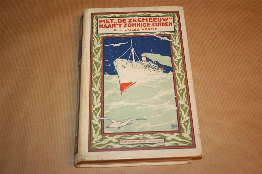 Met de Zeemeeuw naar \'t zonnige Zuiden. Verne. 1919., Boeken, Kinderboeken | Jeugd | 10 tot 12 jaar, Ophalen of Verzenden, Gelezen