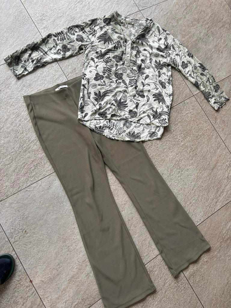 Heel leuk setje only broek en blouse, Ophalen of Verzenden, Zo goed als nieuw, Maat 46/48 (XL) of groter