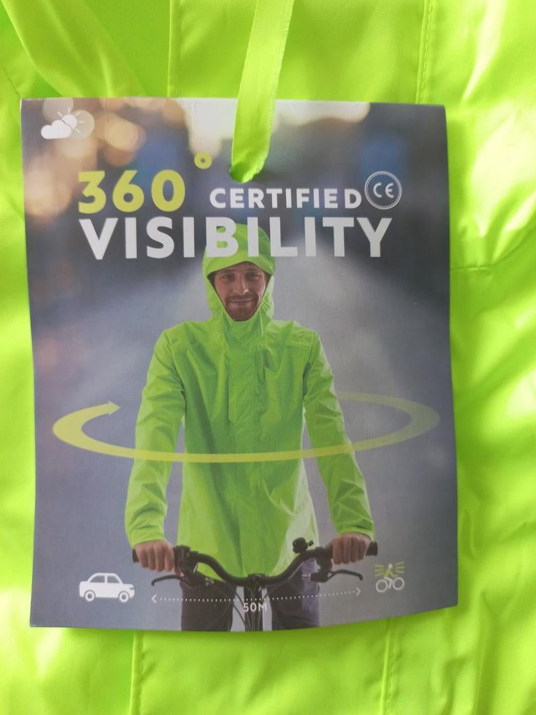 Regenjas voor bezorgen op de fiets, Heren, Nieuw, Ophalen of Verzenden, Decathlon