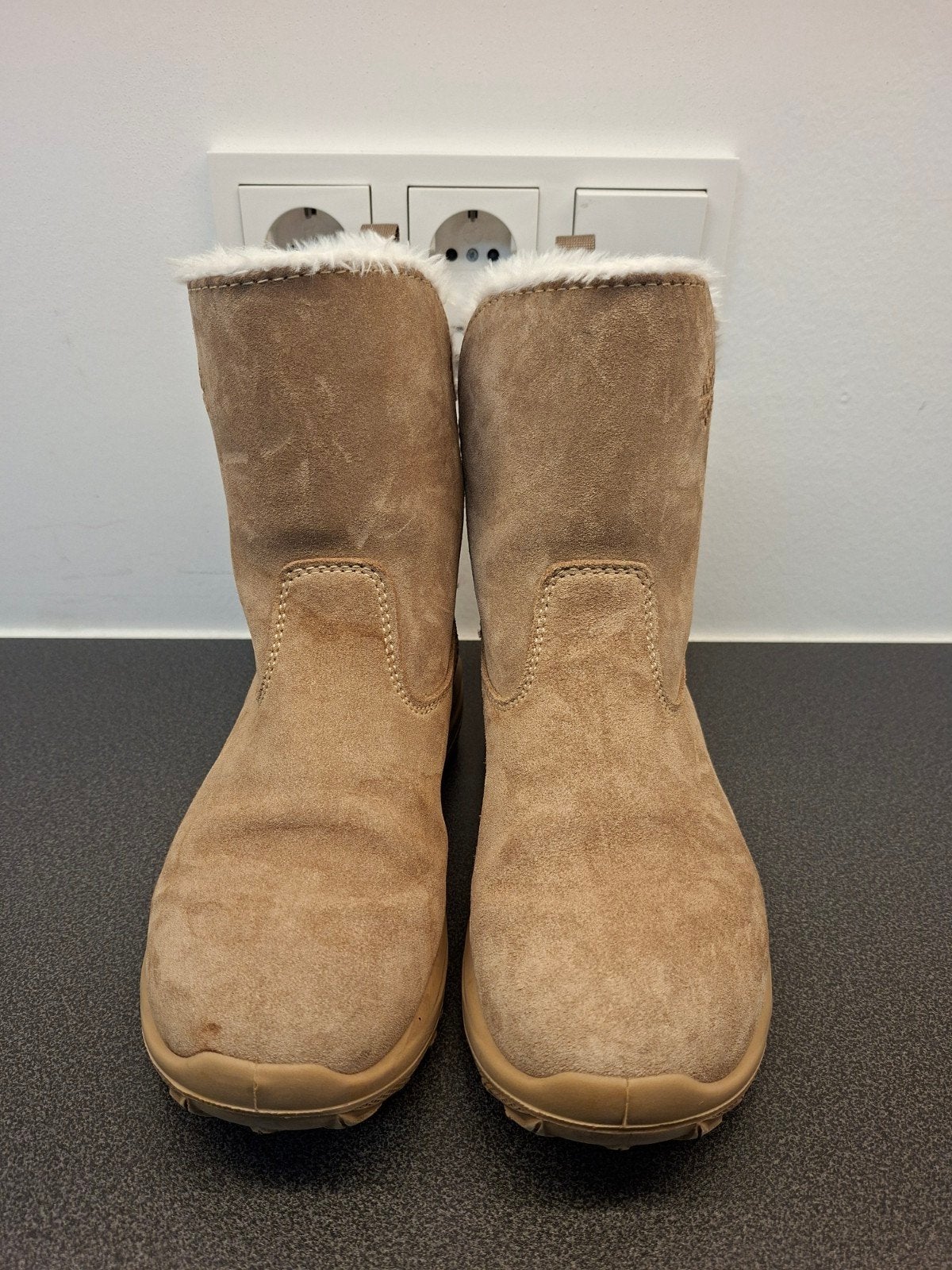 Quechua NH500 winter wandelschoenen beige, Gebruikt, Quechua, Meisje, Ophalen of Verzenden