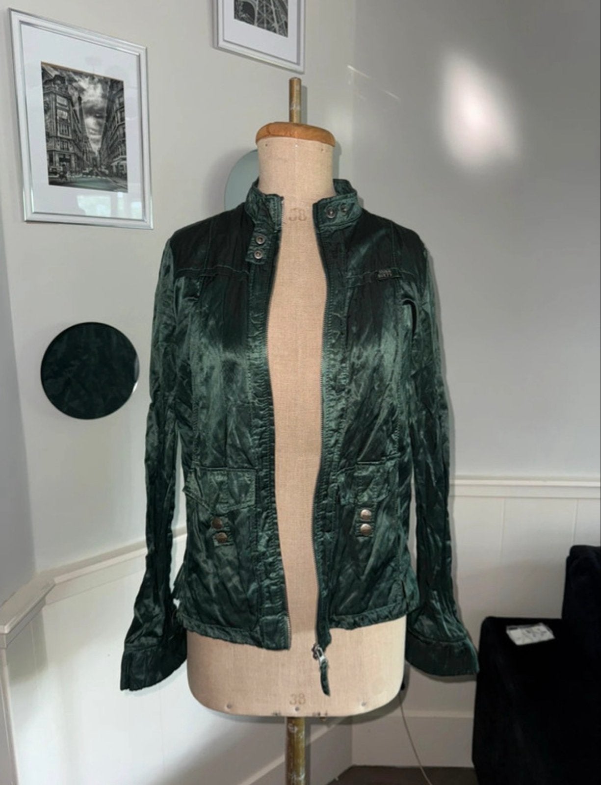 Miss Sixty Groen Jasje Maat L, Ophalen of Verzenden, Gedragen, Maat 42/44 (L), Groen