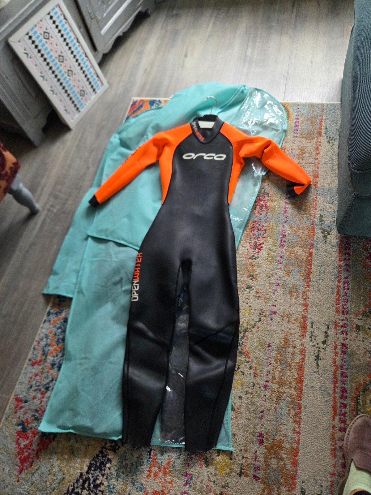 Goed zichbare Orca Openwater Wetsuit - Maat M., Wetsuit, Gebruikt, Orca, Ophalen of Verzenden