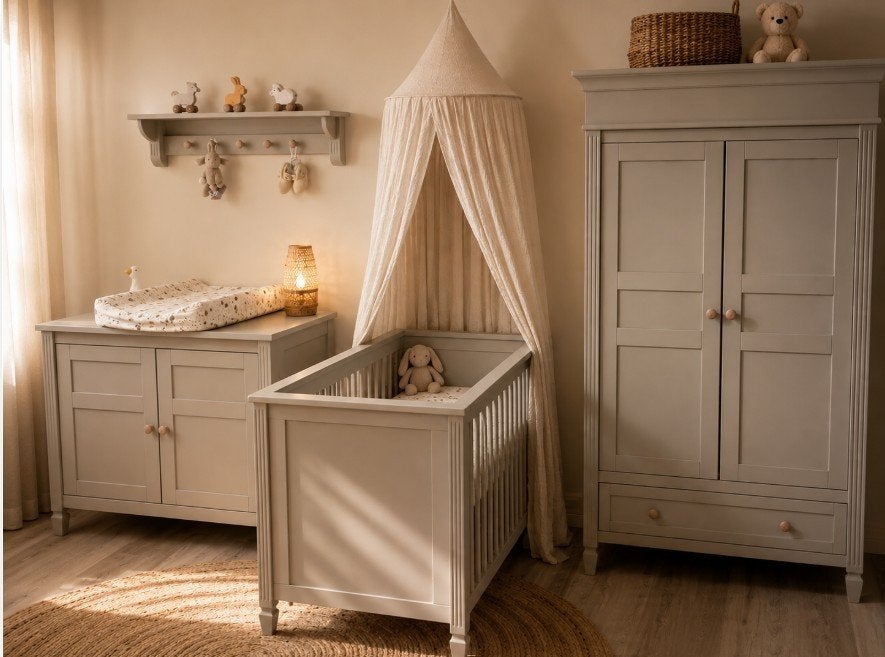 Babykamer •Snoes• by Juffrouw Kwast, Ophalen, Info@juffrouw-kwast.nl, Jongetje of Meisje, 7443BS