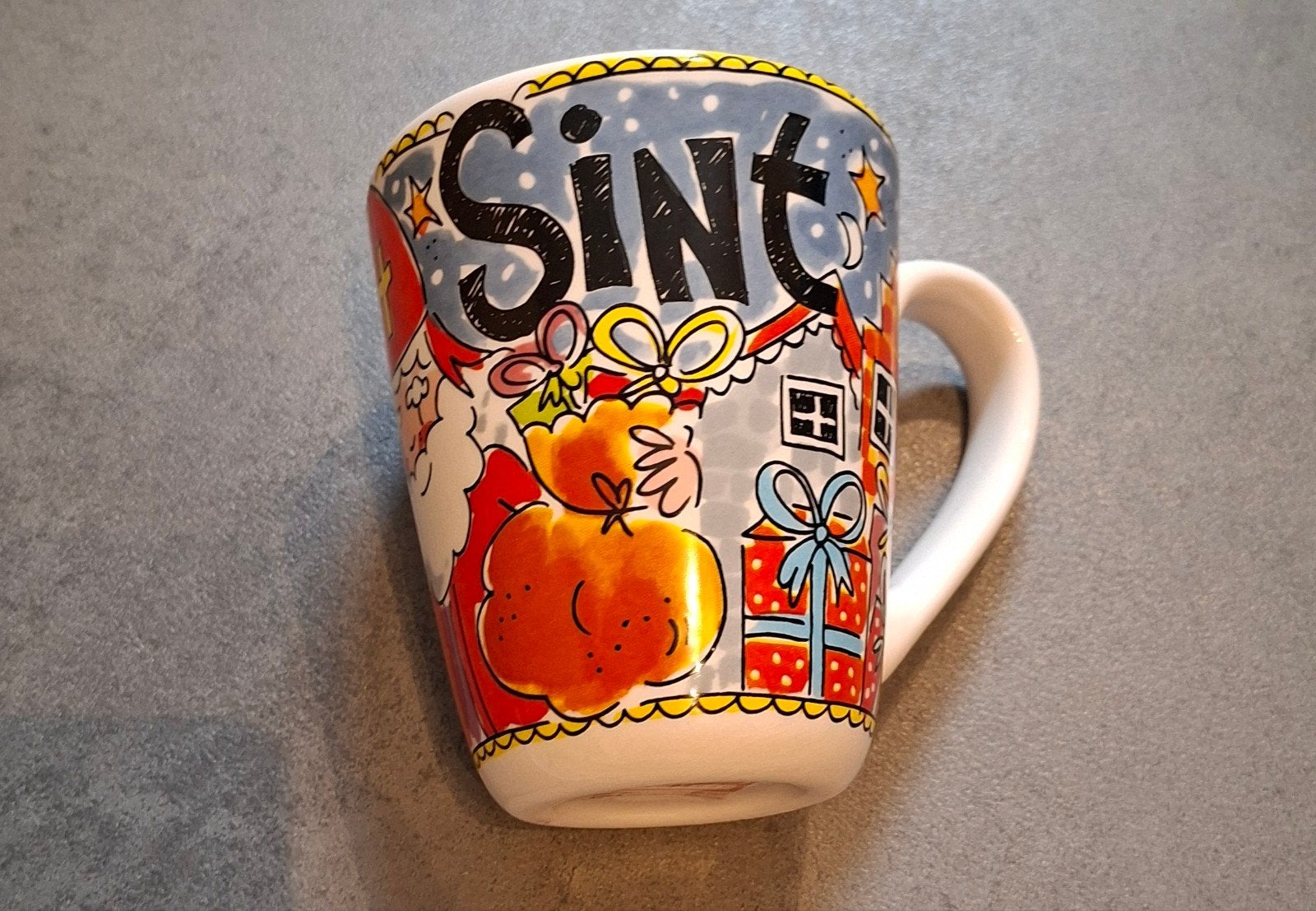 Mok Blond Amsterdam Servies Sinterklaas, Ophalen of Verzenden, Zo goed als nieuw, Kop(pen) en/of Schotel(s), Aardewerk