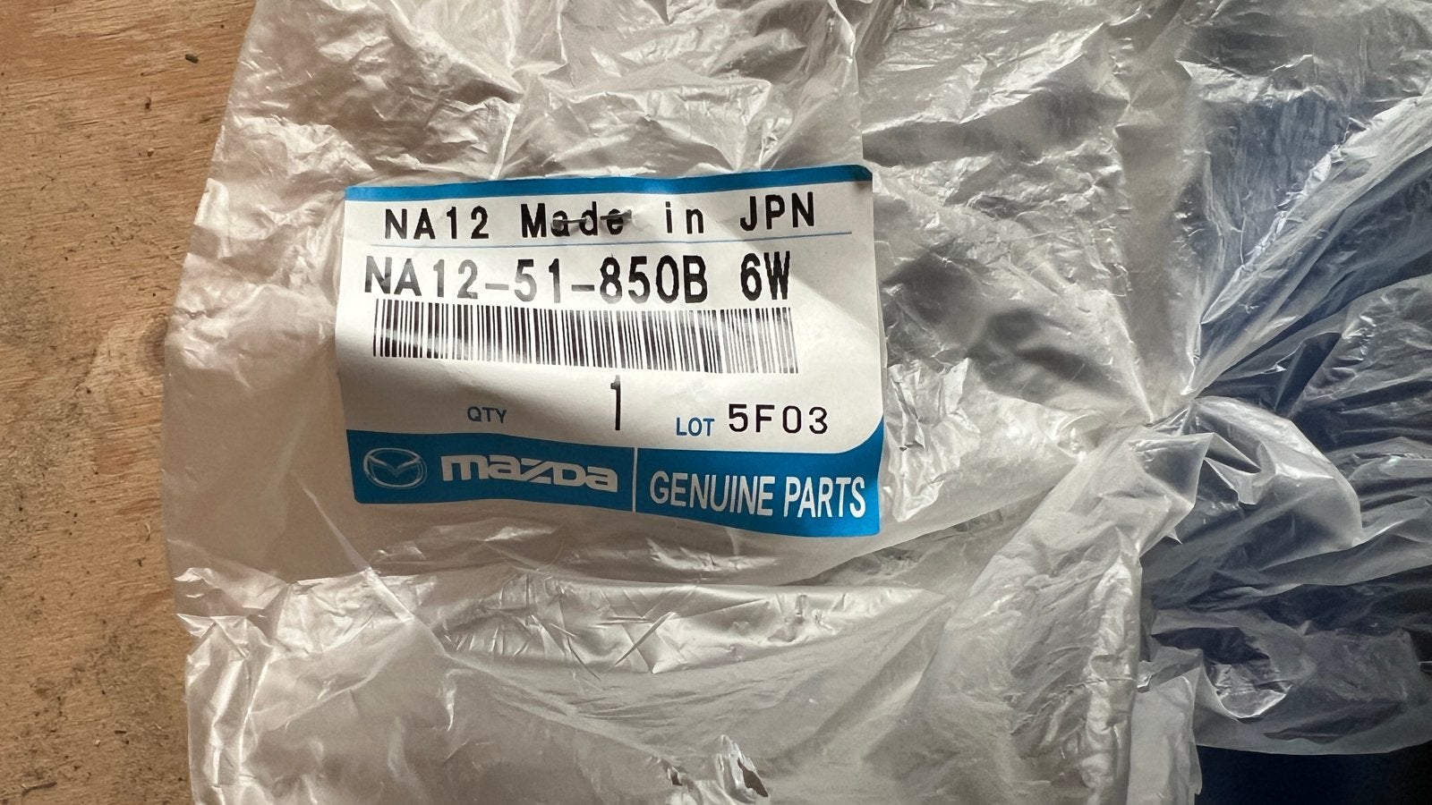 Spatlappen/Mudguards MX-5 NA Laguna Blue (Nieuw), Ophalen, Voor, Nieuw, Spatbord
