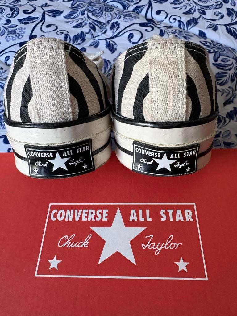 Converse All Star Chuck Taylor Zebra Print Maat 40, Ophalen of Verzenden, Gedragen, Zwart, Sneakers of Gympen