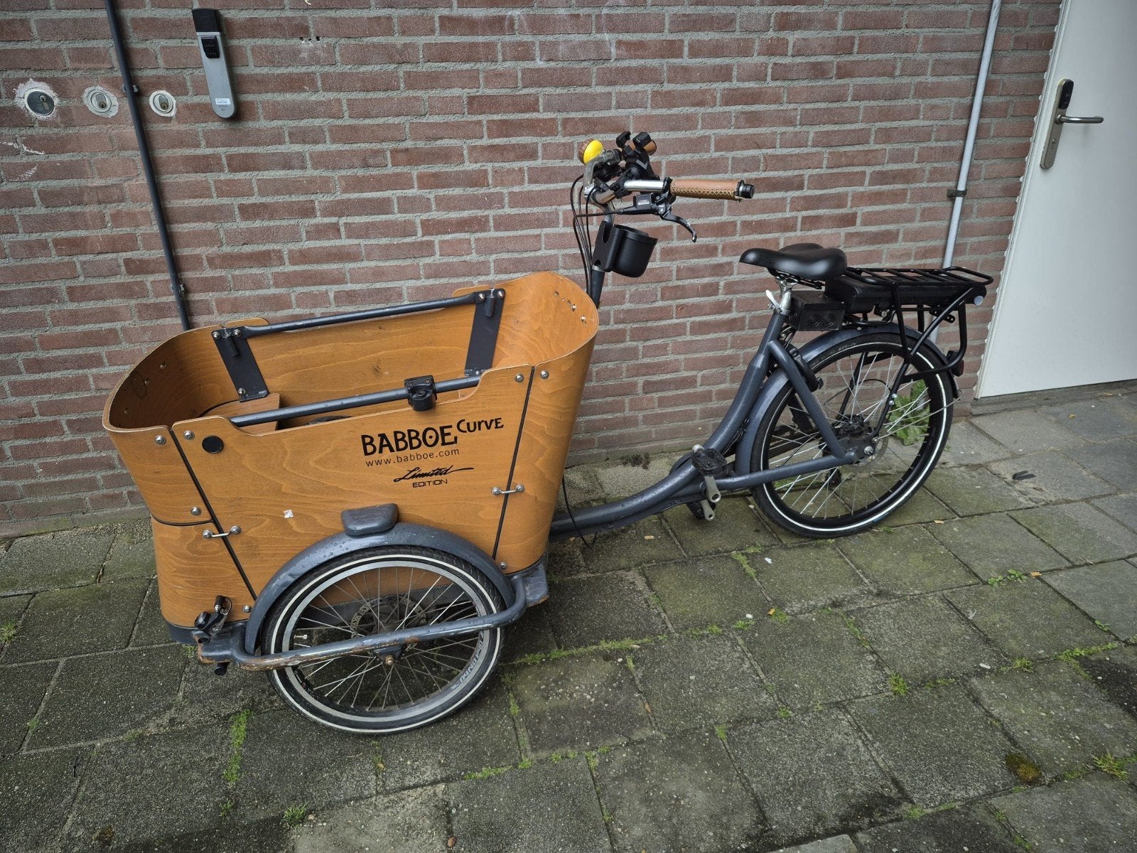 Bakfiets Babboe Curve e-bike - Recentelijk vernieuwd, Fietsen en Brommers, Fietsen | Bakfietsen, Overige merken, 4 kinderen of meer