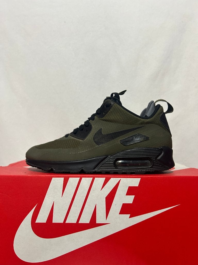 ALS NIEUW! Maat 40,5 - Nike Air Max 90 Winter Mid Dark Loden, Overige kleuren, Verzenden, Nike, Nike