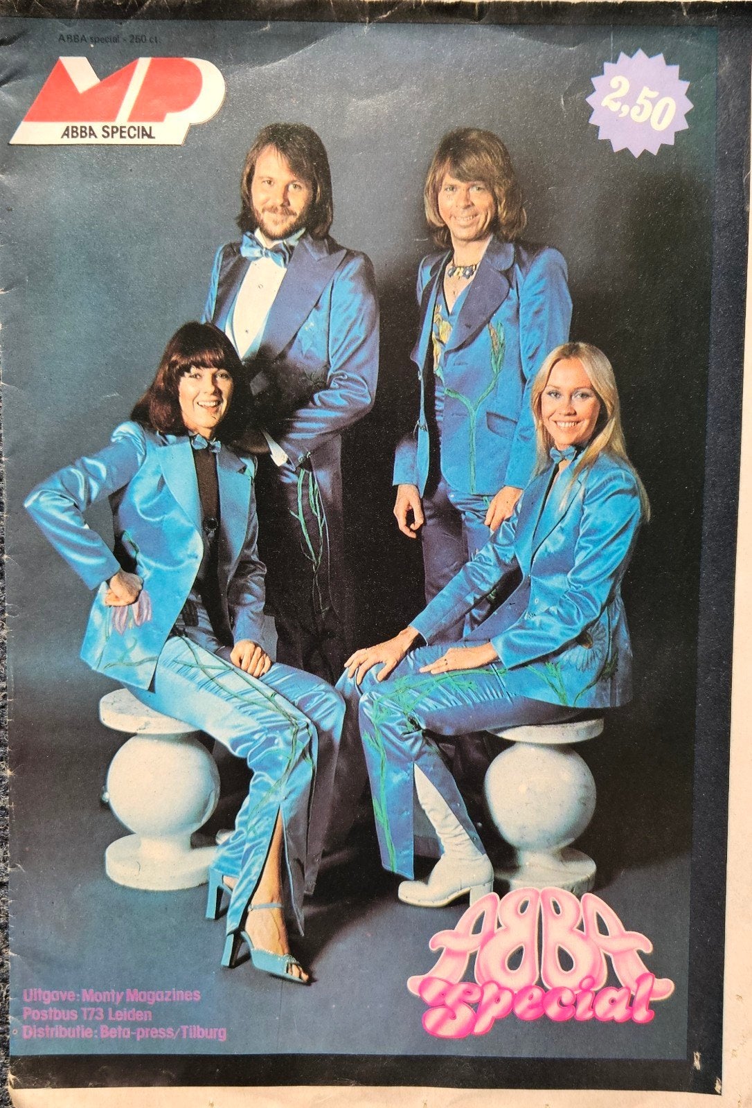 Abba Muziek Parade poster special, Verzamelen, Ophalen of Verzenden, Zo goed als nieuw, Boek, Tijdschrift of Artikel