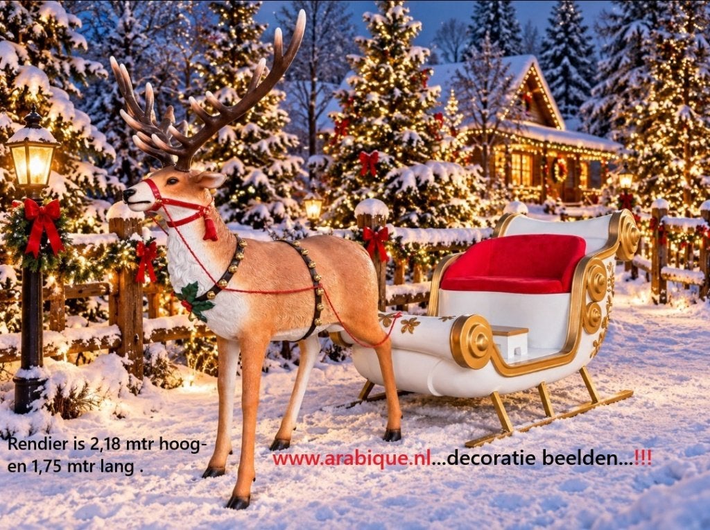 Grote Arrenslee  ,  Rendier   , Kaars , Kerstman  , Hert enz, Diversen, Ophalen of Verzenden, Nieuw