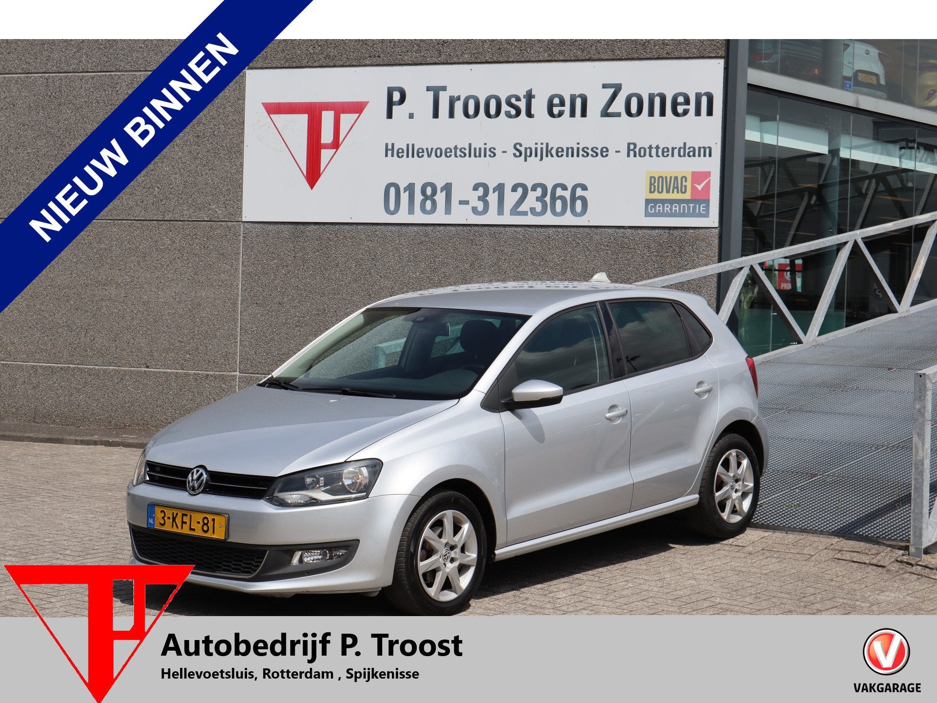 Volkswagen Polo 1.2 TSI BlueMotion Highline Edition Cruise c, Auto's, Voorwielaandrijving, Stof, Zwart, 4 cilinders