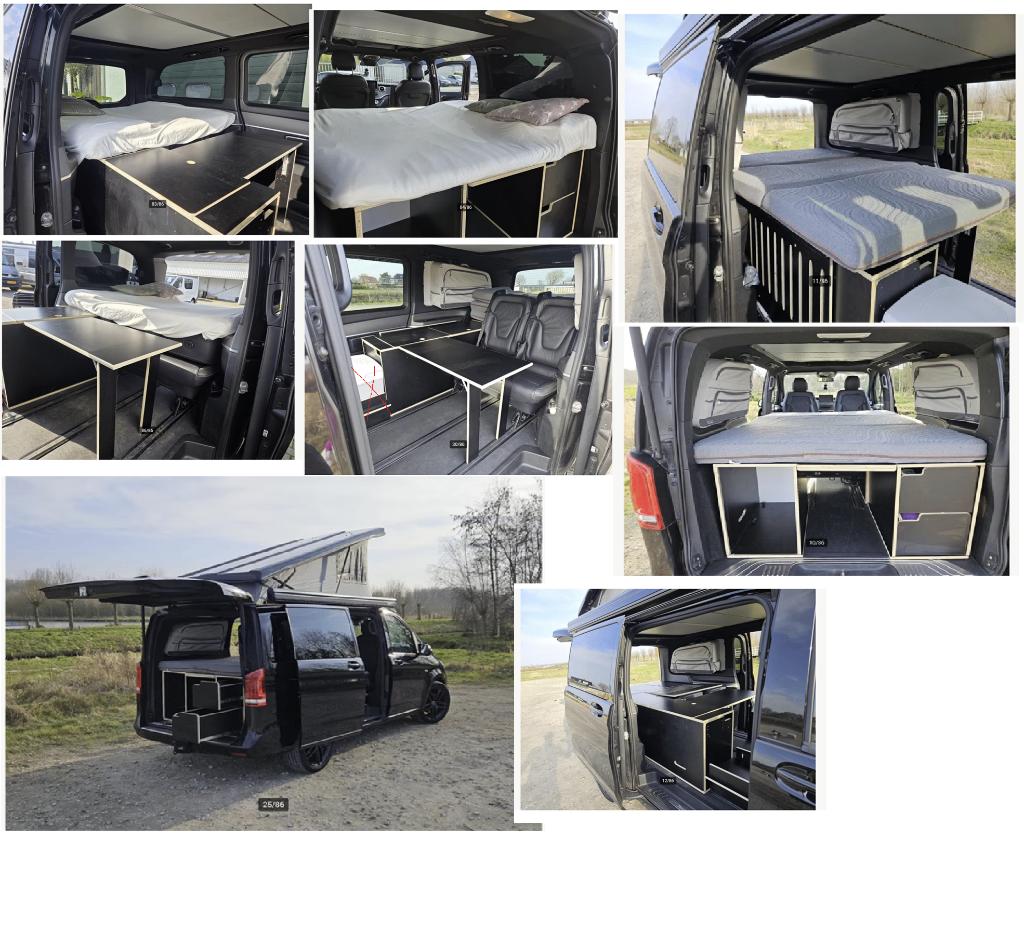 camper inbouw - mercedes V-klasse interieur, 120cm breed, Ophalen, Zo goed als nieuw