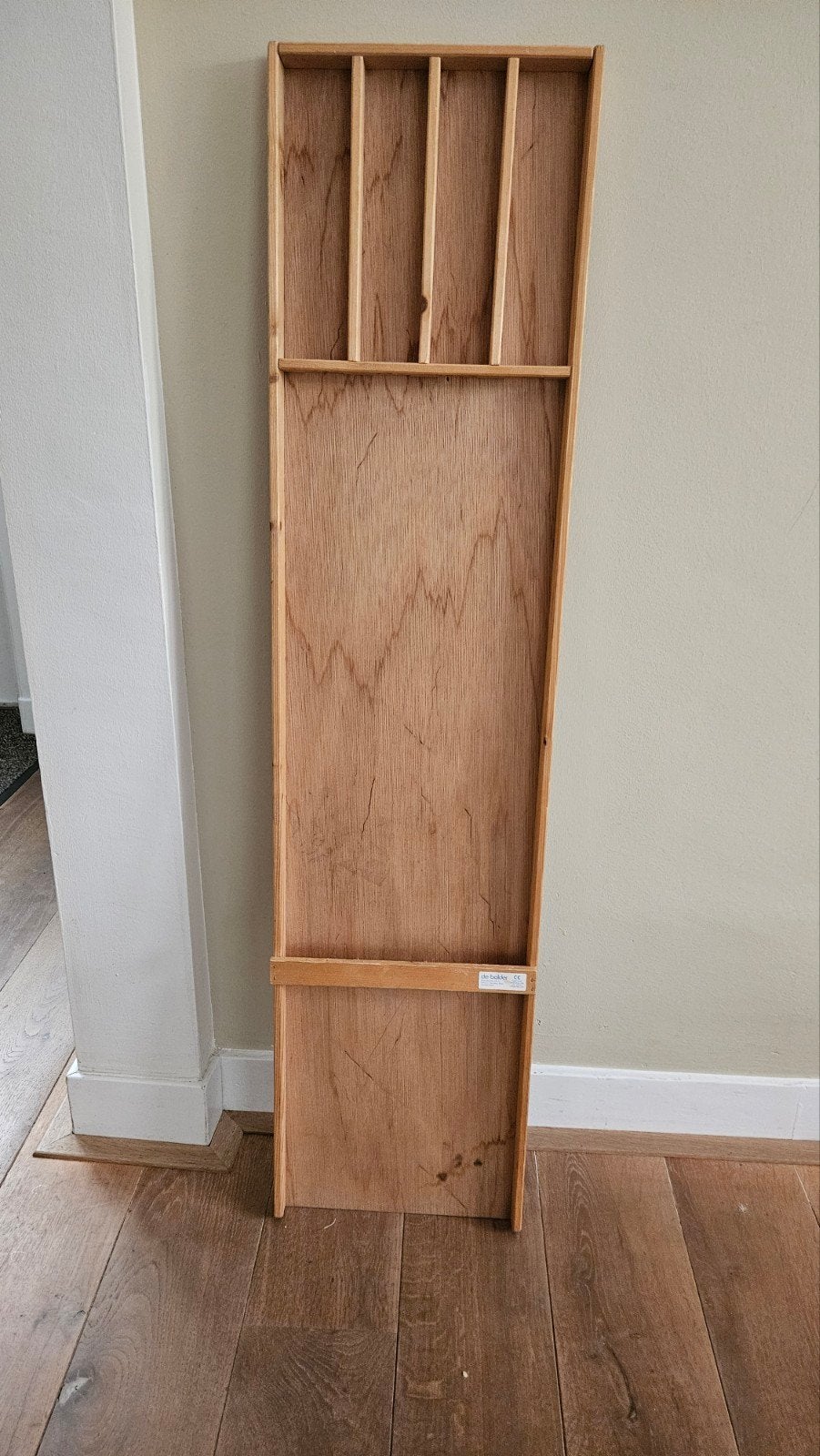 Kleine sjoelbak met 17 sjoelsteentjes - 118x28cm, Een of twee spelers, Ophalen, Gebruikt