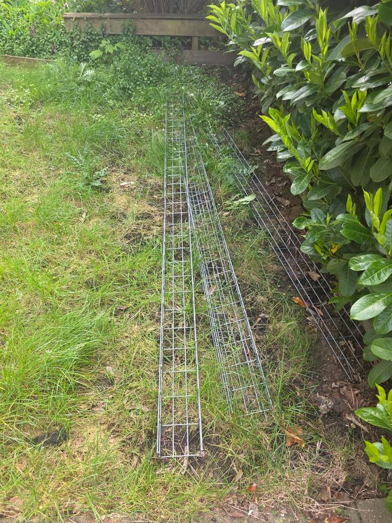 4x solar kabelgoot 3m lang 15cm breed, Tuin en Terras, Gaas en Draad, Ophalen, Nieuw, Minder dan 10 meter